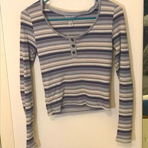 Small, long sleeve striped top by “Arizona Jean co”